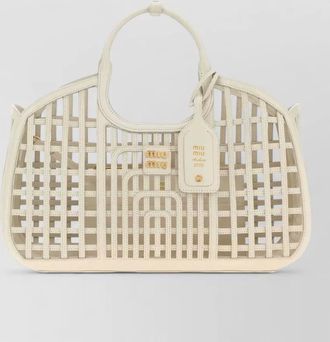 Miu Miu na calf leather tote bag