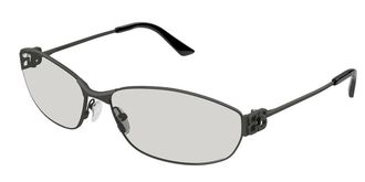 Balenciaga BB0336S 007 Mens Sunglasses Silver Size 65
