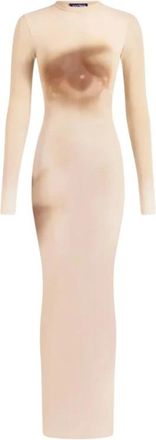 Jean Paul Gaultier Donna, Abiti, Beige, XS, new