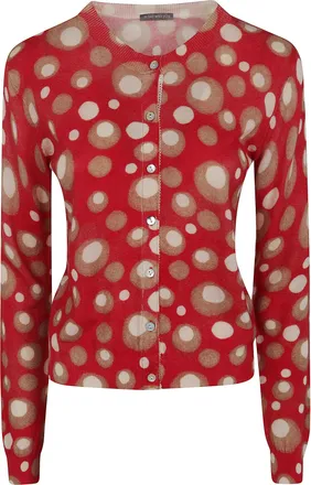 In Bed With You Sweater Printed Korean Collar Polka Dots Print