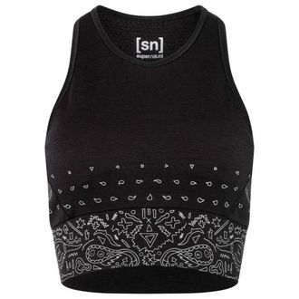 super.natural Bandana LF Top Sport-BH f&uuml;r Damen | schwarz