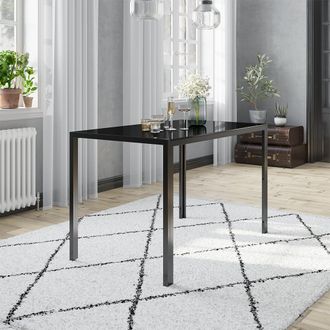 Vicco Mesa De Comedor Grand, Negro, 120 X 75 Cm, Vicco