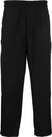 Comme Des Gar&ccedil;ons Straight-Leg wollen broek - Heren - Straight fit broeken - Zwart - XL - Wol - Broeken
