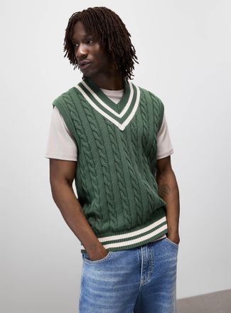 Le 31 Mens Preppy sweater vest