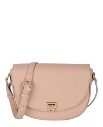 Ferragamo Womens Gancini Buckle Crossbody Bag In Light Pink