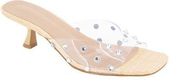BCBGeneration Inika 2 Slide Sandal in Clear/Rhinestone at Nordstrom, Size 7.5
