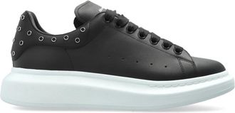 Alexander McQueen Oversized Sneaker - Heren - Sneakers - Zwart - 45 EU - Leer - Schoenen