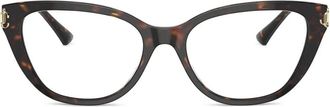 Jimmy Choo Eyewear Occhiali con effetto tartarugato - Marrone