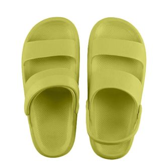 Generic Womens Flip Flops with Strap Back for Men and Women Bathing Shoes Casual Cloud Shoes Flat Super Soft Summer Shoes Wide Feet Bath Mules Beach Shower fo