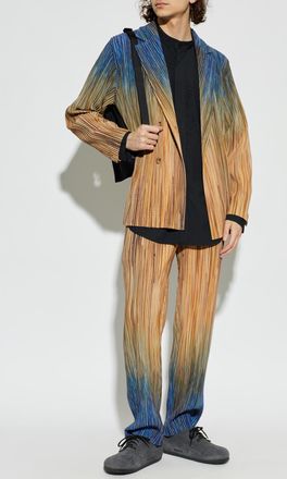 Homme Pliss&eacute; Issey Miyake Pleated Blazer, Mens, Multicolour