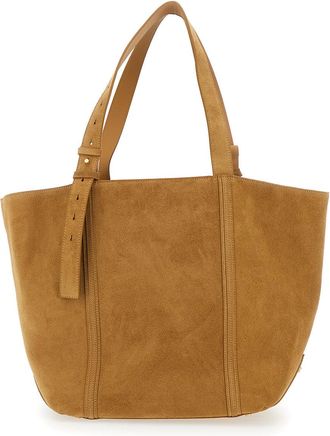 Golden Goose Womens Tote Bag Shopping 24.7 Ew Brown Leather Cow