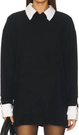 Free People Gianna Twofer Top In Black