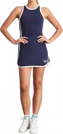 Tanya Taylor Coco Mini Dress In Maritime Blue