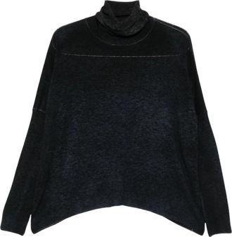 Avant Toi Ultralight Cashmere Turtle-neck Sweater - Dames - Cashmere truien - Blauw - XS - Kasjmier - Truien & Vesten