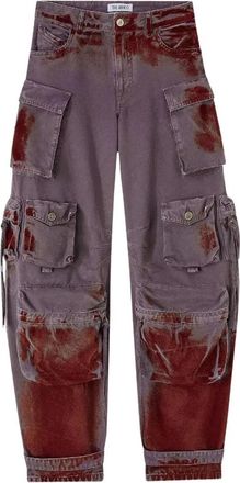 The Attico Fern Cargo Jeans - Dames - Loose Fit Jeans - Bruin - W27 - Katoen - Jeans