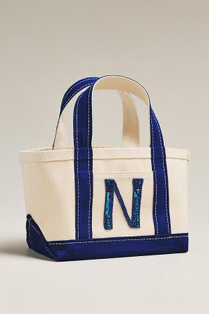 Maeve The Hartley Monogram Mini Canvas Tote by Maeve