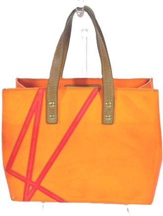 Louis Vuitton Galle Orange Pink Monogram Vernis Handbag Tote Bag (Pre-Owned)