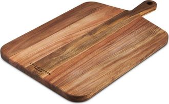 Cole & Mason H722133 Barkway Tagliere da Cucina in Legno di Acacia Grande, Vassoio da Aperitivo e Per Tagliare Verdure, Formaggi, Frutta, Pane, 520mm