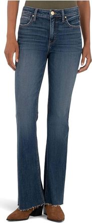 Kut from the Kloth Stella High Rise Fab Ab Flare Jeans In Intriguing