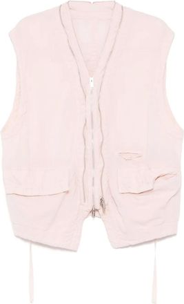 Undercover Gilet con doppia zip - Rosa