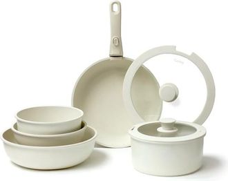 Castey Bateria Cocina Blanca 8 Pzas