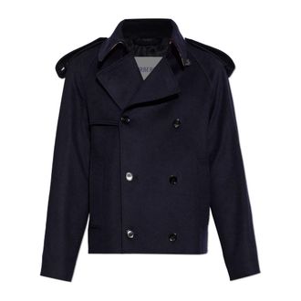 Burberry Hombre, Abrigos, Azul, Talla: L