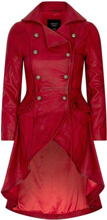 TruClothing Gothic Tail Coat Double Breasted Leather Jacket