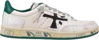 Premiata Basket Clayd 6778 Stijlvolle Sneakers - Dames - Sneakers - Wit - 39 EU - Leer - Schoenen