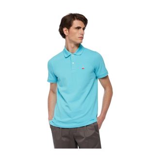 Brooks Brothers Gouden Fleece Slim Fit Stretch Supima Polo - Heren - Tops - Blauw - Maat: XL Fleece