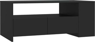 vidaXL Mesa De Centro Madera De Ingenier&iacute;a Negra 102x55x42 Cm Vidaxl