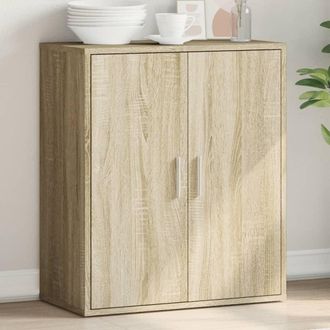 vidaXL Vidaxl - Aparador De Madera De Ingenier&iacute;a Roble Sonoma 79x38x80 Cm