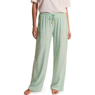 Etam Baya Fruit Print Sleep Pants in Nile Green at Nordstrom, Size X-Small