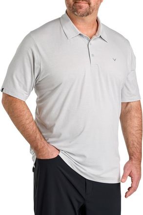 Callaway Big & Tall Heathered Jacquard Polo Shirt in Highrise Heather at Nordstrom, Size Xx-Large