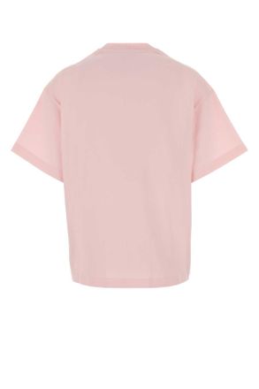 Jil Sander Womens Pink Cotton T-Shirt 678 Exterior Exterior: T-shirts And Polos