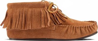 Lamofootwear Womens Ava Moccasin Boots In Chestnut