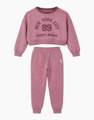 DKNY Mens Infants Purple Two Piece DKNY Tracksuit - Size: 18 months