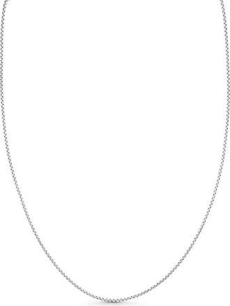 Bony Levy Mens 14K Gold Round Box Chain Necklace in 14K White Gold at Nordstrom, Size 16