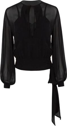 P.A.R.O.S.H. silk blouse - women - Silk - S - Black