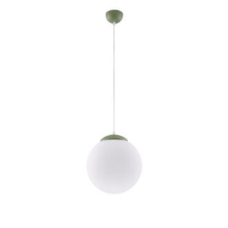 Sollux Lighting L&aacute;mpara colgantes verde oliva acero/vidrio alt. 120 cm