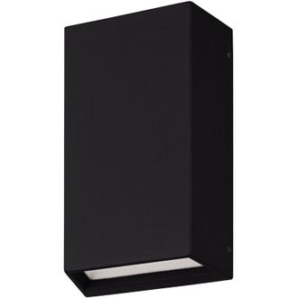 Eglo Eglo - Applique Biemissione Esterno Spongano Alluminio Nero Policarbonato Trasp Led