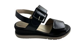 Unity in Diversity Womens Glide Wedge Sandals In Black