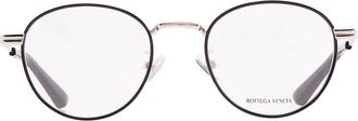 Bottega Veneta Demo Oval Unisex Eyeglasses BV1337OJ 002 48