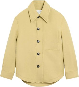 Ami Giacca in lana con bottoni - Verde