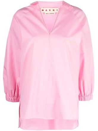 Marni Shirt met V-hals - Roze