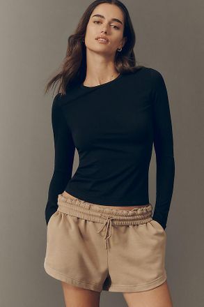 Varley Edna Fitted Long-Sleeve T-Shirt Top