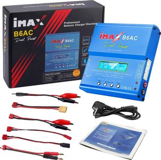 OEM Cargador Rc, Pantalla Lcd Digital, Compatibilidad Con M&uacute;ltiples Bater&iacute;as, Azul, Ue