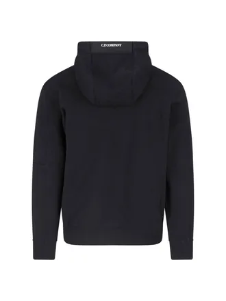 C.P. Company Hooded Cotton Sweatshirt - Black