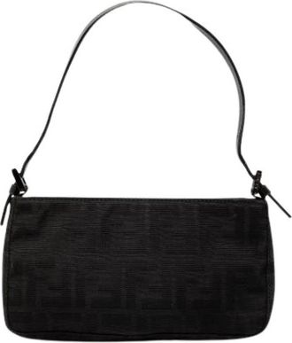 Fendi Pre-owned Shoulder Bags, female, Black, Size: ONE SIZE Pre-owned Shoulder Bag