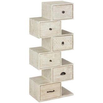 Atmosphera Chiffoniera mango Ajay 6 cassetti Atmosphera cr&eacute;ateur dint&eacute;rieur