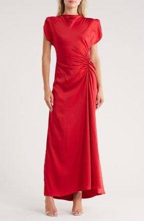 A.L.C. Nadia Side Twist Maxi Dress in Really Red at Nordstrom Rack, Size 2